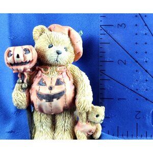 Breanna Pumpkin Patch Pals Cherished Teddies Halloween 1994 Enesco 617180 Retro